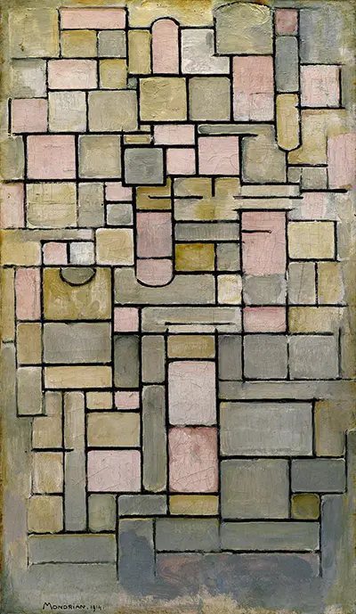 Composition 8 Piet Mondrian